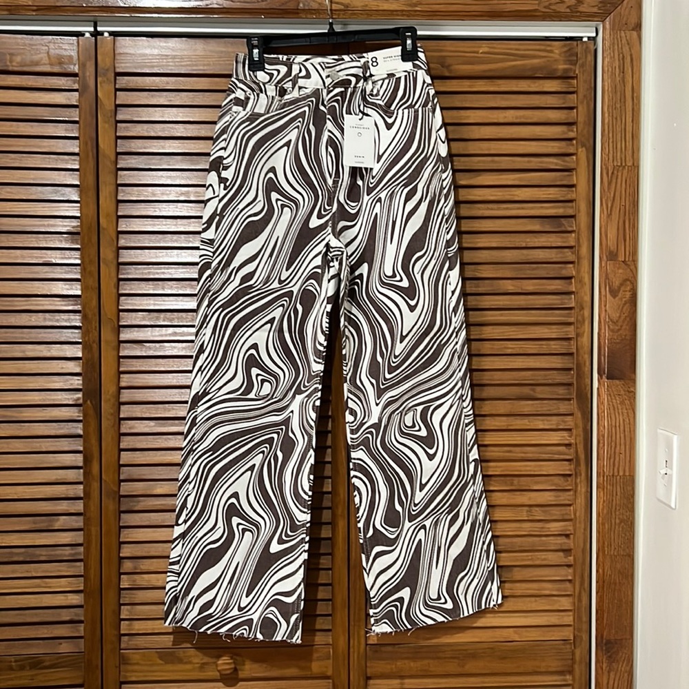NWT Glassons Brown Swirl Jeans